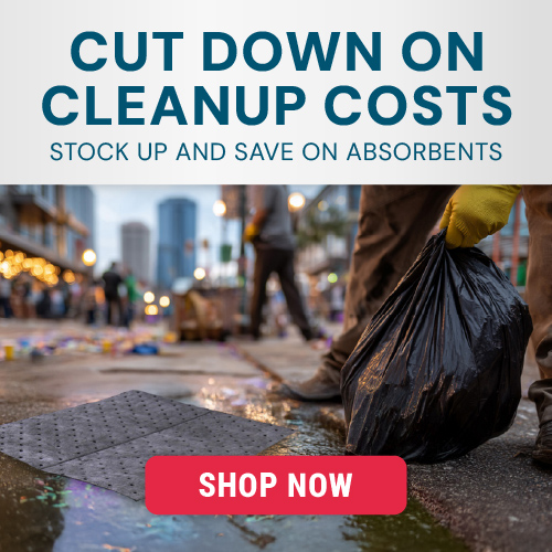 Cut Down on Cleanup Costs | Absorbents For Less