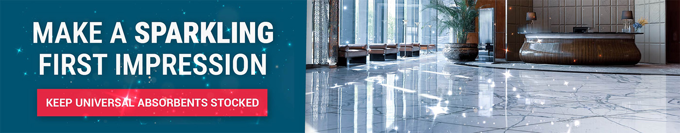 Make a sparkling first impression by keeping universal absorbents stocked from Absorbents For Less. Ideal for lobbies, facilities, and workspaces to quickly handle spills and maintain clean, professional environments.
