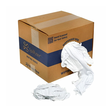 Bulk Reclaimed #1 White T-Shirt Rags Palette - 84 boxes