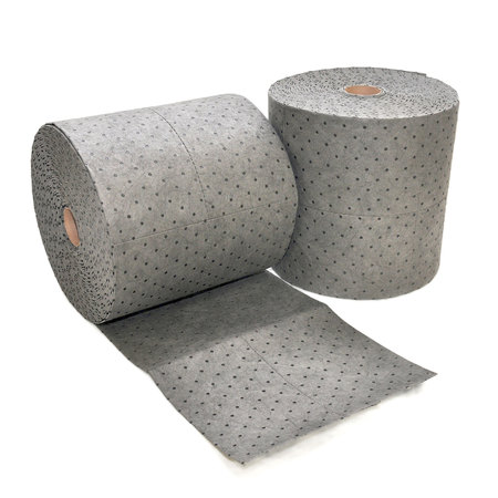 16" x 150 ft Streetfyter Gray MW Dimpled Universal Absorbent Roll 2/Box