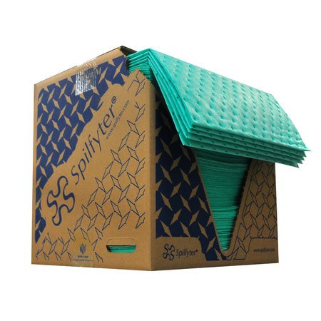 16" x 18" Premium Green HW Universal Absorbent Pad 100/Box