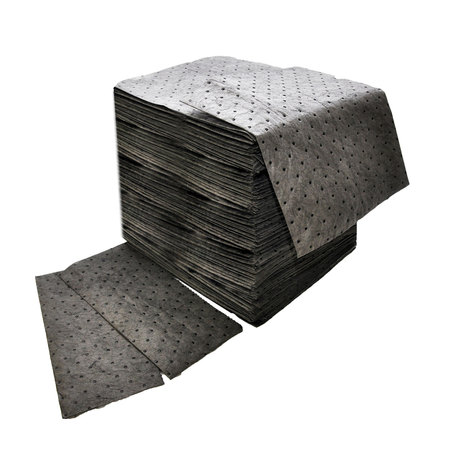 16" x 18" Standard Gray MW Universal Absorbent Pad 46 gal/case 100/Box