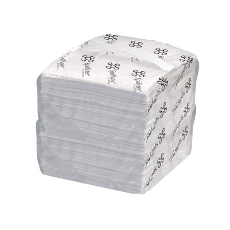 16" x 14" Compact White Oil-Only MW Absorbent Pad 100/Box