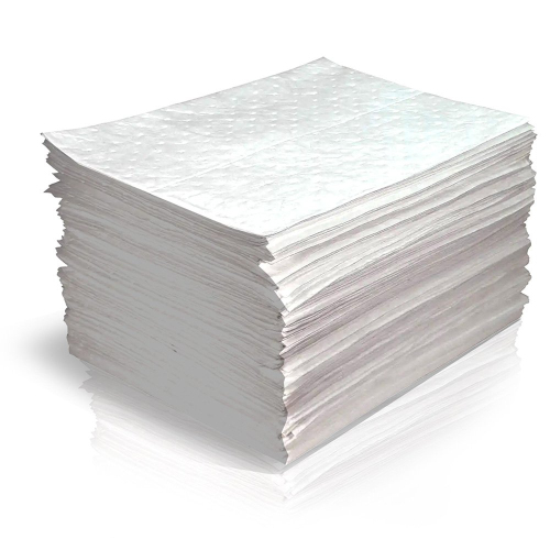 Oil-Only Heavyweight Unbonded Absorbent Pads 16"x18"  100/Box