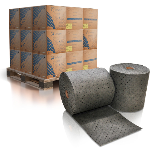 32" x 300 ft Standard Gray LW Universal Absorbent Roll -1 Pallet