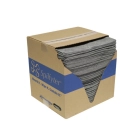 Sorbent Pad, 32 gal, 16 in x 18 in, Universal, Gray, Polypropylene, 200PK