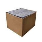 Sorbent Pad, 24 gal, 16 in x 18 in, Universal, Gray, 100 PK - Heavy Duty