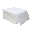 Oil Only Sorbent Pad, 16 gal, 16 in x 18 in, Oil, White 100/Box